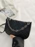 Quilted Chain Saddle Bag