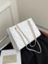 Quilted Chain Square Bag