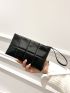Minimalist Quilted Pattern Clutch Bag