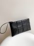 Minimalist Quilted Pattern Clutch Bag