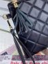 Argyle Quilted Tassel Decor Clutch Bag