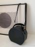 Colorblock Geo Graphic Circle Bag