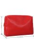 Minimalist Litchi Embossed Clutch Bag