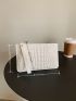 Crocodile Embossed Clutch Bag