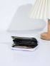 Colorblock Zipper Around Coin Purse