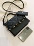 Quilted Flap Chain Square Bag With Coin Purse