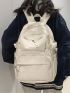 Large Capacity Letter Graphic Backpack