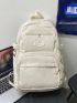 Large Capacity Letter Graphic Backpack
