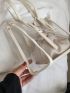 Clear Tote Bag With Drawstring Inner Pouch
