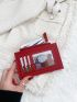 Men Letter Graphic Purse