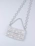 Flower Decor Square Bag