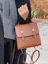 Mini Minimalist Flap Backpack