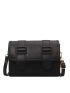 Mini Minimalist Buckle Decor Flap Square Bag