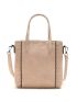 Minimalist Contrast Trim Bucket Bag