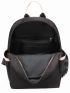 Contrast Trim Double Zipper Backpack