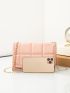 Mini Plaid Flap Chain Square Bag