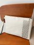 Studded Decor Square Bag With Wristlet