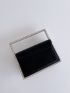 Mini Rhinestone Decor Flap Square Bag