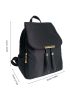 Tassel Decor Large Capacity Flap Backpack