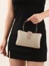Glitter Chain Box Bag