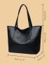 Minimalist Large Capacity Tote Bag