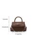 Mini Crocodile Embossed Chain Decor Flap Square Bag
