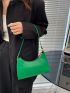 Minimalist Quilted Baguette Bag