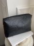Pebble Embossed Clutch Bag