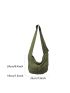 Minimalist Pocket Front Hobo Bag
