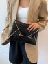 Minimalist Flap Clutch Bag