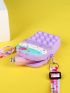 Mini Ice Cream Design Color Block Pop It Bag