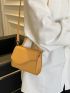 Mini Minimalist Irregular Flap Square Bag