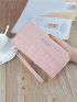 Crocodile Embossed Long Wallet