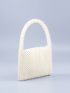 Faux Pearl Decor Square Bag