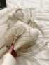 Mini Quilted Buckle Decor Bucket Bag