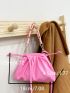 Minimalist Chain Ruched Bag