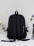 Knot Decor Planet Patch Waterproof Functional Backpack