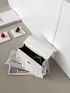 Minimalist Chain Decor Flap Square Bag
