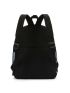 Colorblock Pocket Front Backpack With Doll
