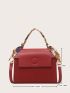 Minimalist Twilly Scarf Decor Flap Square Bag