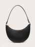 Minimalist Zip Up Hobo Bag
