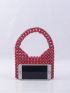 Beaded Design Clutch Bag