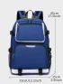 Colorblock Large Capacity Backpack