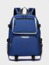 Colorblock Large Capacity Backpack