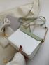 Mini Colorblock Flap Square Bag