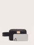 Quilted Metal Detail Clutch Bag