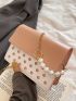 Mini Two Tone Hollow Out Chain Square Bag