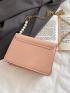 Mini Two Tone Hollow Out Chain Square Bag