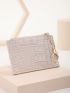 Crocodile Embossed Chain Card Holder