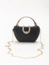 Mini Rhinestone Decor Chain Novelty Bag